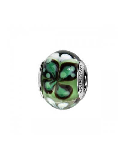 Charms Perle de Murano vert C05059
