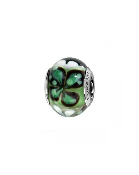 Thabora Charms Perle de Murano vert C05059