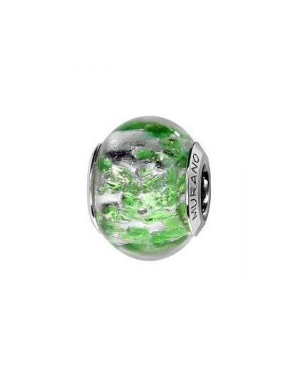 Charms Perle de Murano vert C05054