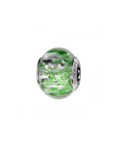 Thabora Charms Perle de Murano vert C05054