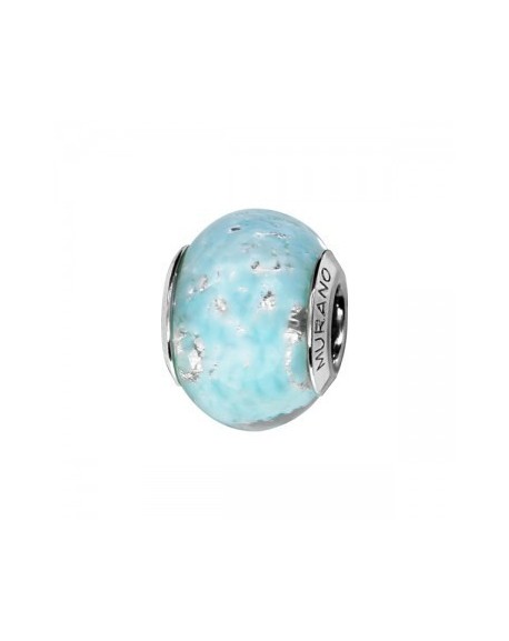 Charms Perle de Murano bleu ciel C05018
