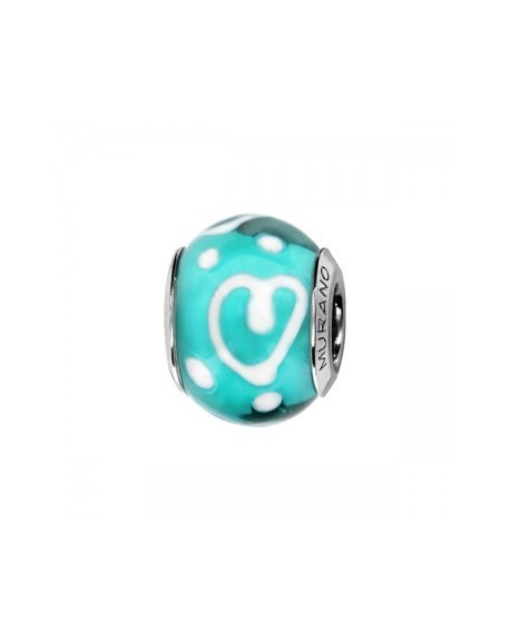 Charms Perle de Murano turquoise C05101
