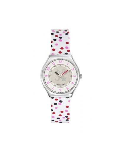 Montre Lulu Castagnette Enfant Résine Blanc 38708 Sport