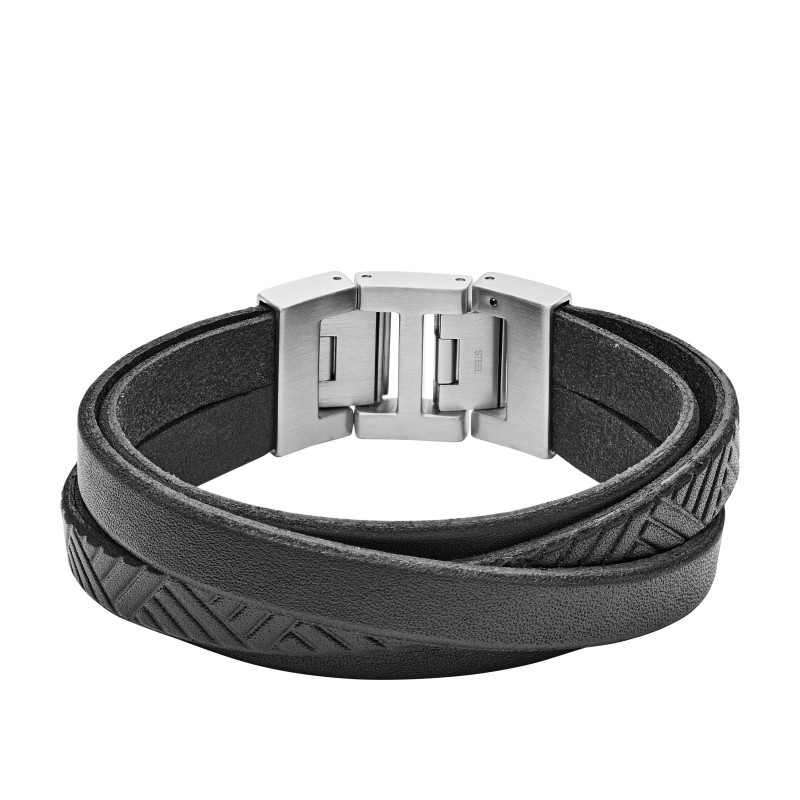 Fossil Homme Bracelet Acier inoxydable Argenté JF02998040 Fossil Homme Bracelet Acier inoxydable Argenté JF02998040