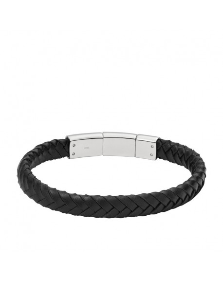 Fossil Homme Bracelet Cuir Noir JF02472040