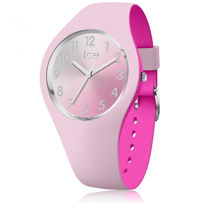 Ice Watch Duo Chic Pink Silver Montre Femme Small 016979 Ice Watch Duo Chic Pink Silver Montre Femme Small 016979