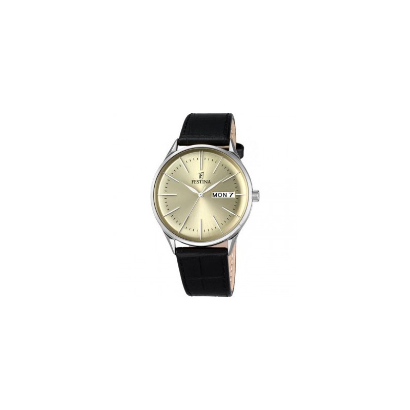 Montre Festina Homme Cuir Noir F6837/2 Montre Festina Homme Cuir Noir F6837/2