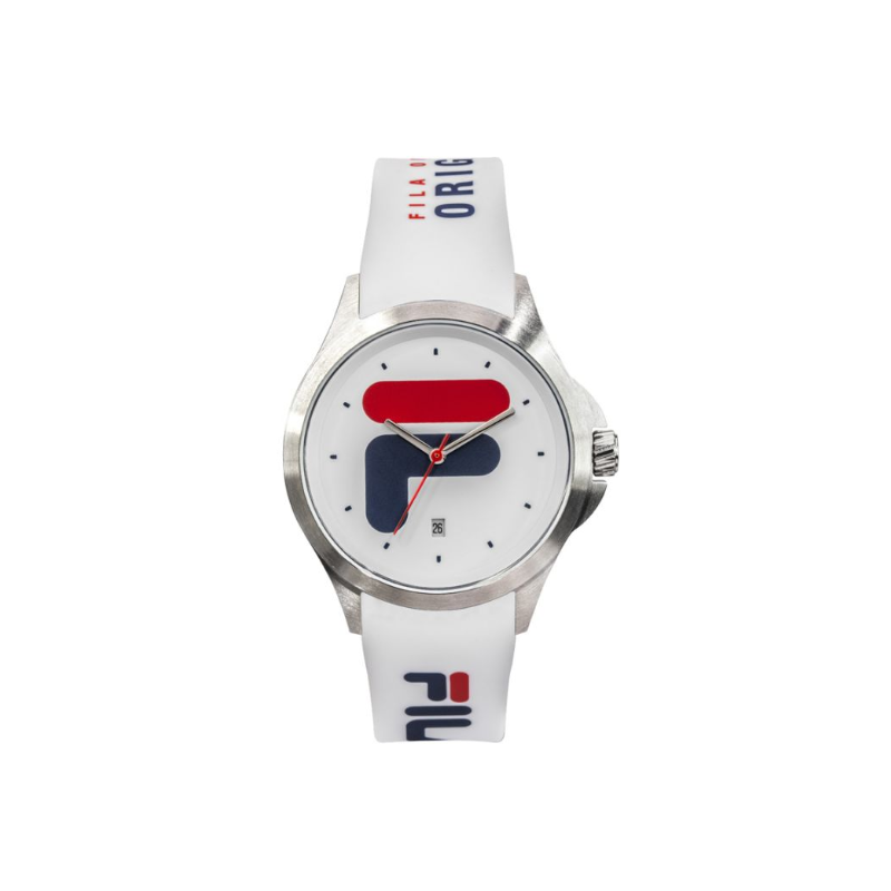 Fila Montre Homme Acier Silicone Blanc 38-181-003 Fila Montre Homme Acier Silicone Blanc 38-181-003