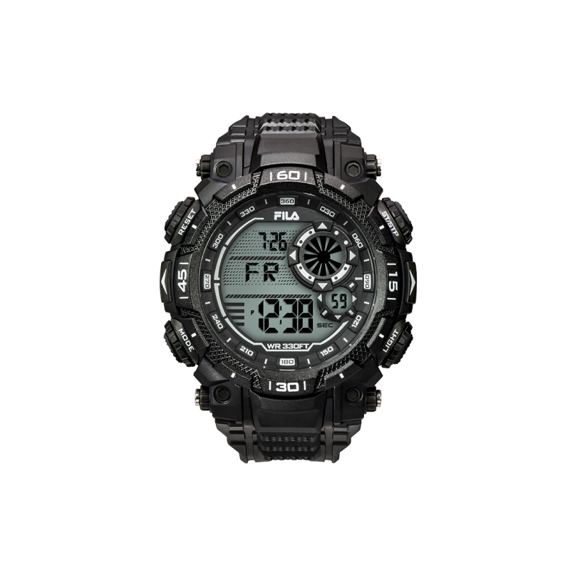 Fila Montre Homme Digital Chrono Silicone Noir 38-826-003 Fila Montre Homme Digital Chrono Silicone Noir 38-826-003
