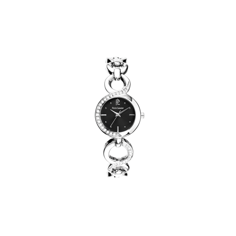 Pierre Lannier Montre Femme Elegance Acier Argenté Et Strass 102M631 Pierre Lannier Montre Femme Elegance Acier Argenté Et Strass 102M631
