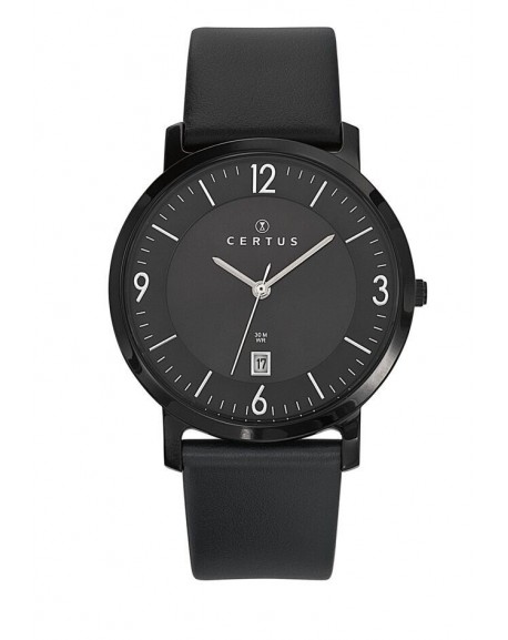 Certus Montre Homme Cuir Noir 610959