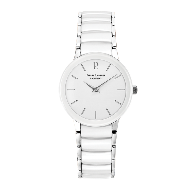 Montre Pierre Lannier Femme Céramique Blanc 006K900 Montre Pierre Lannier Femme Céramique Blanc 006K900