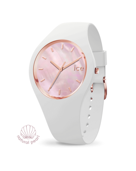 Ice Watch Pearl White Pink Montre Femme Medium 017126