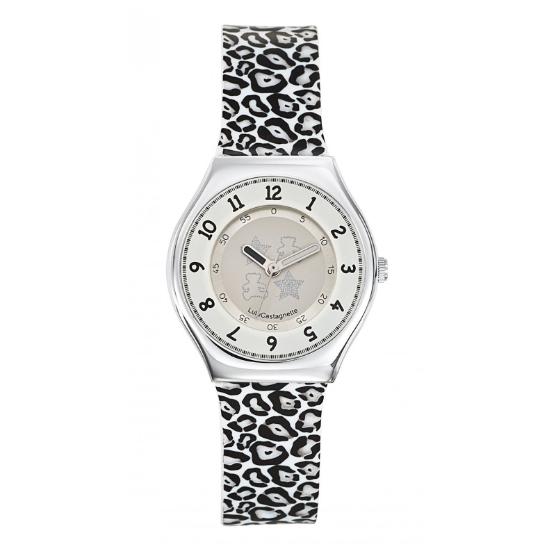 Lulu Castagnette Montre Fille Analogique Quartz Bracelet Plastique Multicolore - 38714 Lulu Castagnette Montre Fille Analogique Quartz Bracelet Plastique Multicolore - 38714