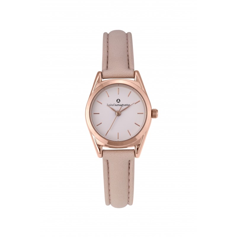Lulu Castagnette Montre Fille Analogique Quartz Bracelet Cuir Rose - 38880 Lulu Castagnette Montre Fille Analogique Quartz Bracelet Cuir Rose - 38880
