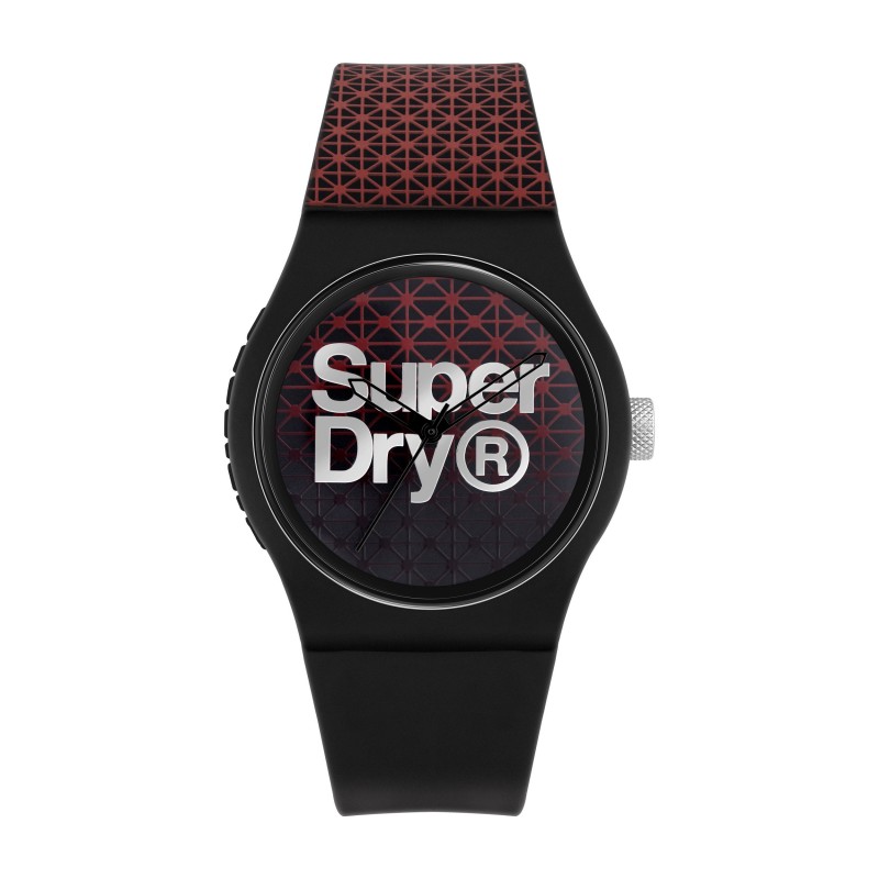 Superdry Montre Homme Analogique Quartz Bracelet Silicone Noir - SYG268R Superdry Montre Homme Analogique Quartz Bracelet Silicone Noir - SYG268R