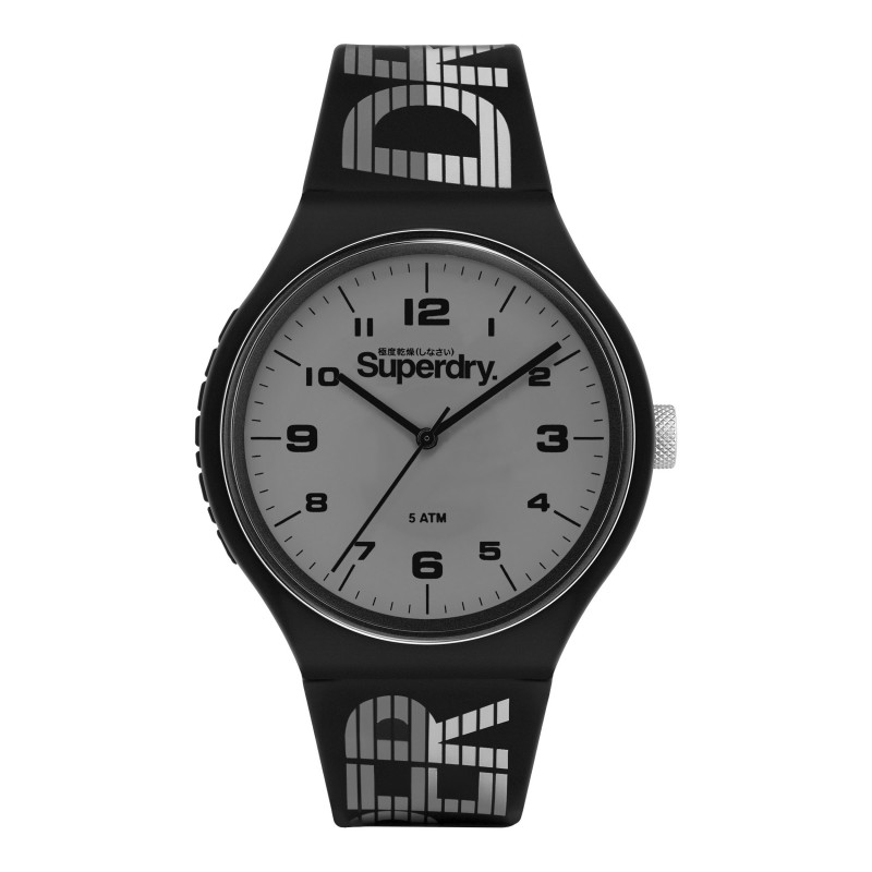 Superdry Montre Homme Analogique Quartz Bracelet Silicone Noir - SYG269BE Superdry Montre Homme Analogique Quartz Bracelet Silicone Noir - SYG269BE
