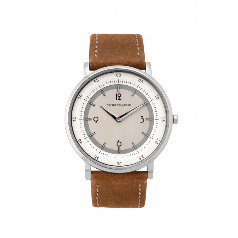 Trendy Classic Montre Homme Analogique Quartz Bracelet Cuir Marron - CC1049-01 Trendy Classic Montre Homme Analogique Quartz Bracelet Cuir Marron - CC1049-01