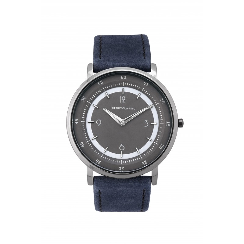 Trendy Classic Montre Homme Analogique Quartz Bracelet Cuir Bleu - CC1049-03 Trendy Classic Montre Homme Analogique Quartz Bracelet Cuir Bleu - CC1049-03