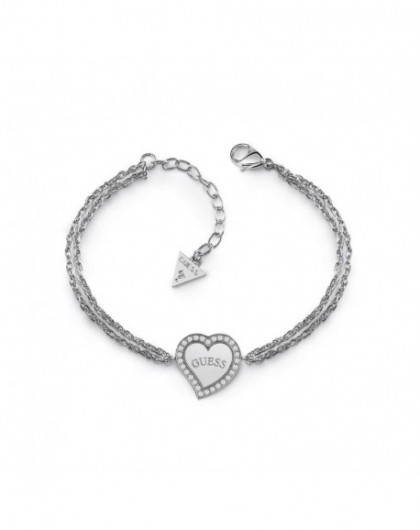 Guess Heart Warming Bracelet Acier UBB78096-S