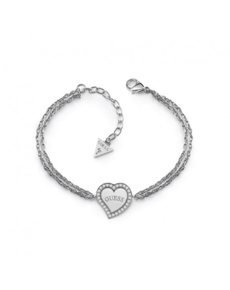 Guess Heart Warming Bracelet Acier UBB78096-S