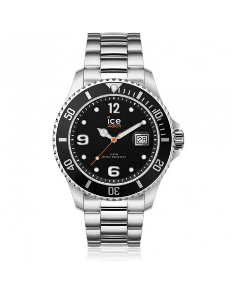 Ice Watch Steel Black Silver Small Montre Mixte 017323