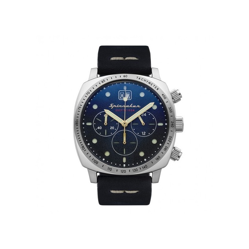 Spinnaker Montre Homme Analogique Quartz Bracelet Cuir véritable Marron - SP-5068-02 Spinnaker Montre Homme Analogique Quartz Bracelet Cuir véritable Marron - SP-5068-02
