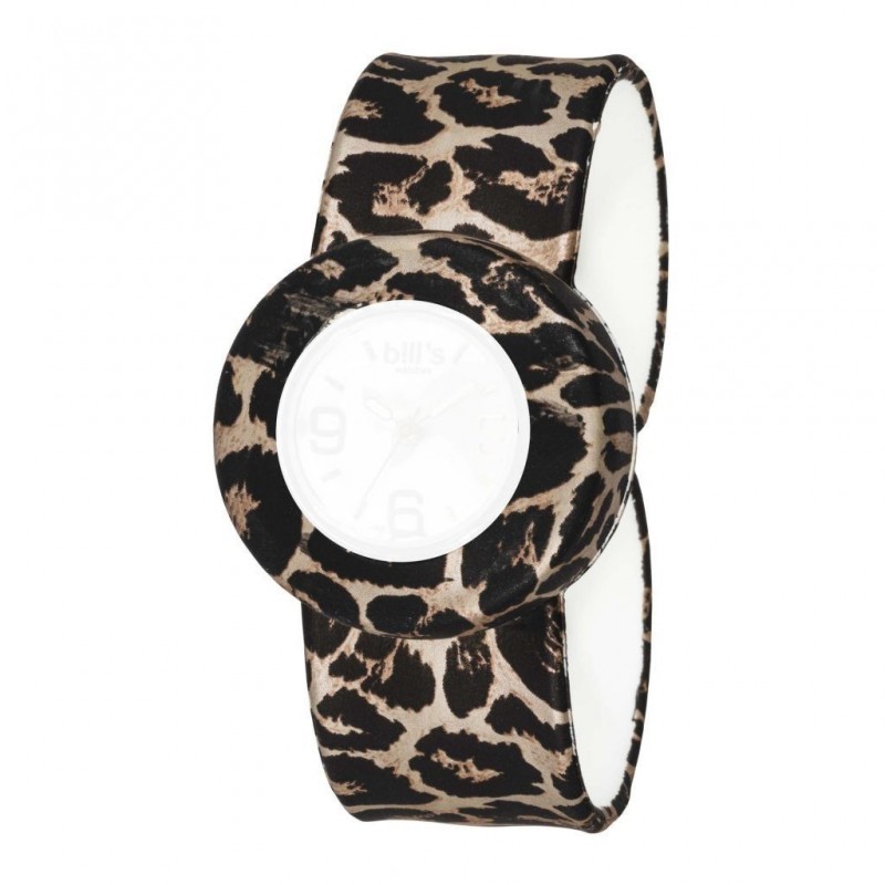 BILL'S WATCHES Bracelet Montre Femme Mini Waterprint Léopard - SBMBWP08 BILL'S WATCHES Bracelet Montre Femme Mini Waterprint Léopard - SBMBWP08