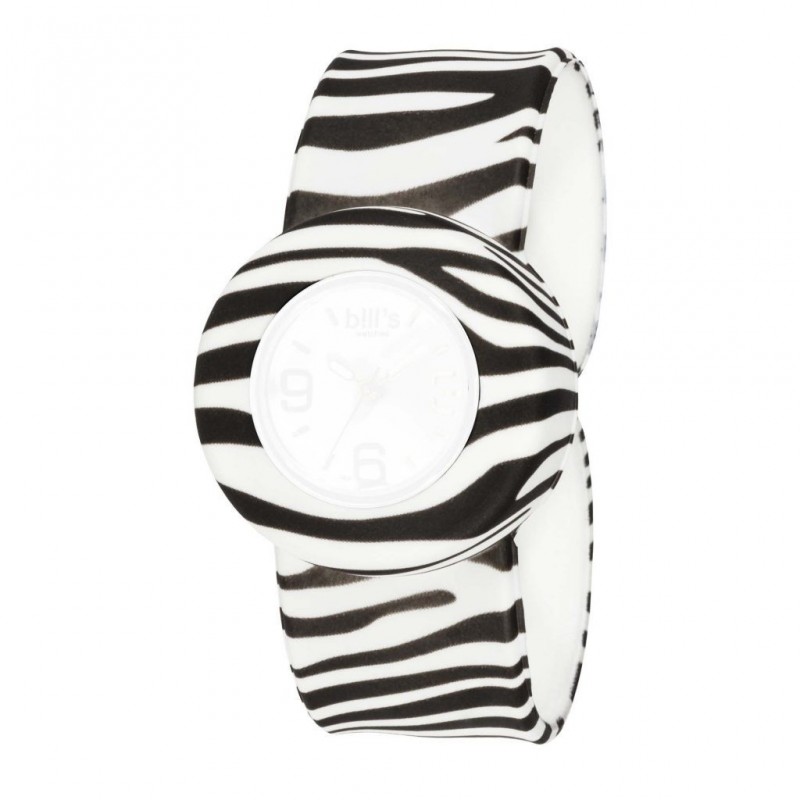 BILL'S WATCHES Bracelet Montre Femme Mini Waterprint Zèbre - SBMBWP09