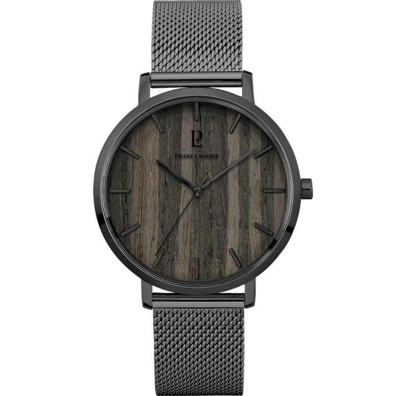 Pierre Lannier Nature Homme Acier Milanais Gris 241D488 Pierre Lannier Nature Homme Acier Milanais Gris 241D488