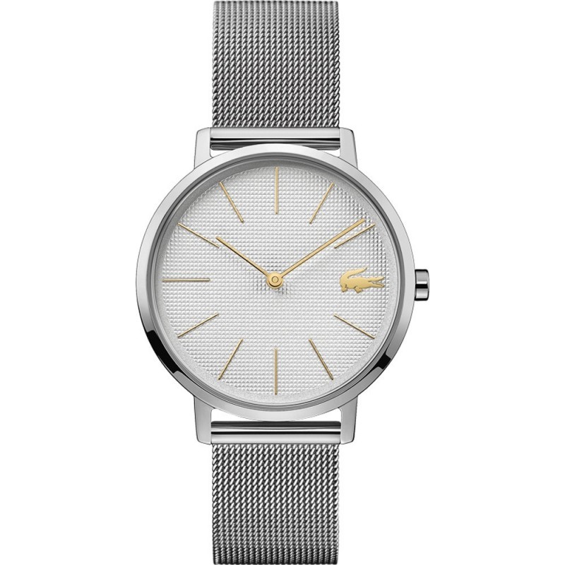 Lacoste Moon Montre Femme Acier Argenté Milanais 2001078 Lacoste Moon Montre Femme Acier Argenté Milanais 2001078
