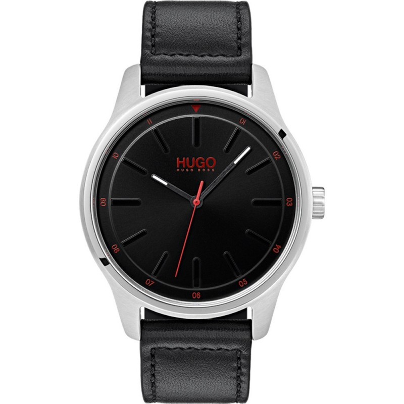 HUGO BOSS Montre Homme Casual Dare Acier Cuir Noir 1530018 HUGO BOSS Montre Homme Casual Dare Acier Cuir Noir 1530018