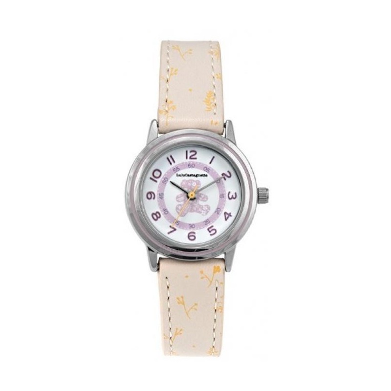 Lulu Castagnette Douceur Montre Fille Cuir Beige - 38902 Lulu Castagnette Douceur Montre Fille Cuir Beige - 38902