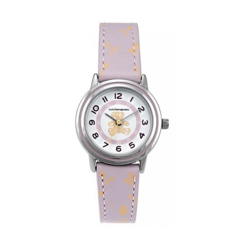 Lulu Castagnette Douceur Montre Fille Cuir Violet - 38903 Lulu Castagnette Douceur Montre Fille Cuir Violet - 38903