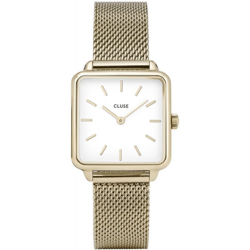 CLUSE Tétragone Mesh Montre Femme Acier Doré Milanais CL60002 CLUSE Tétragone Mesh Montre Femme Acier Doré Milanais CL60002