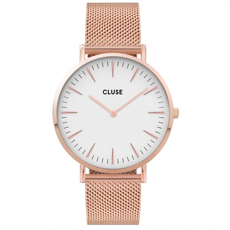 montre or rose cluse