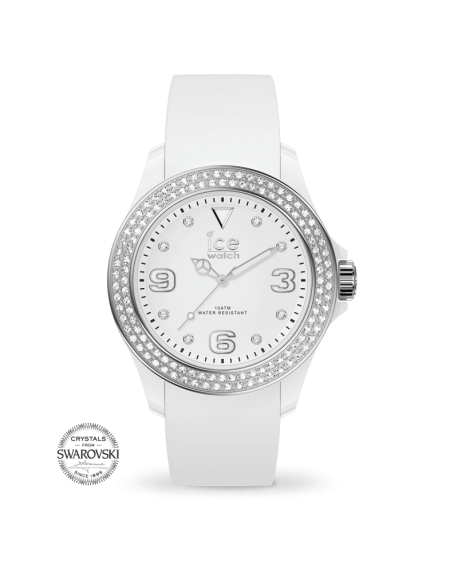 Ice Watch Star Montre Femme White Silver Smooth Medium 017231