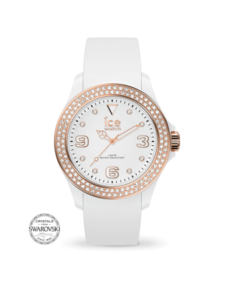 Ice Watch Star Montre Femme White Rose Gold Smooth Medium 017233
