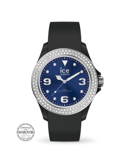 Ice Watch Star Montre Femme Black Deep Blue Smooth Medium 017237