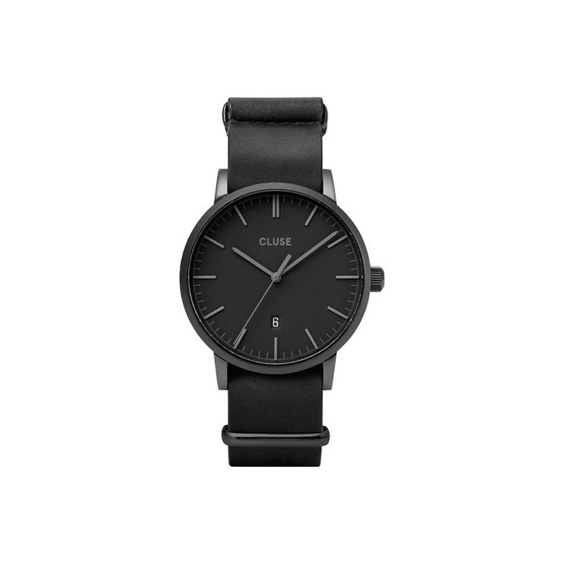 CLUSE Aravis Montre Homme Acier Cuir Noir CW0101501010 CLUSE Aravis Montre Homme Acier Cuir Noir CW0101501010