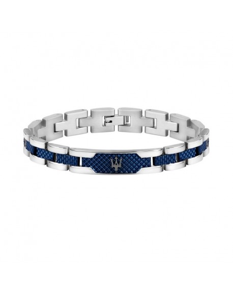 Maserati Bracelet Homme Acier PVD Bleu JM419ASC02