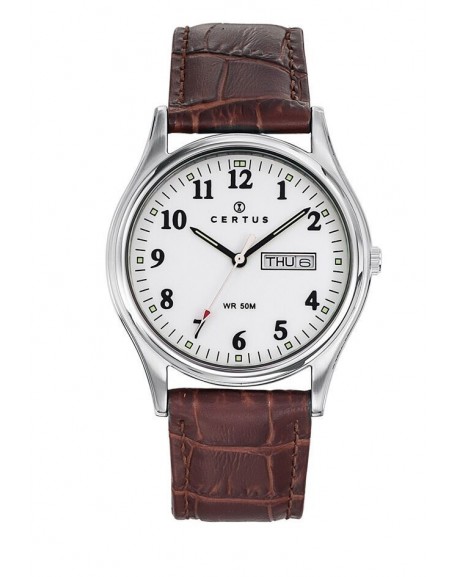 Certus Montre Homme Cuir Marron 610483