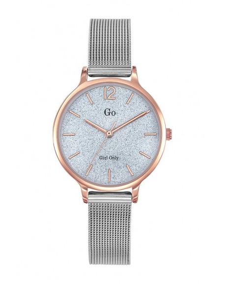 Go Girl Montre Femme Acier Argenté Milanais 695232