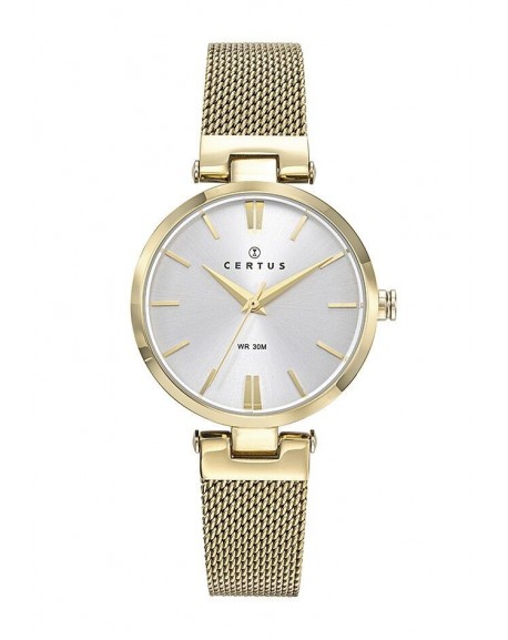 Certus Montre Femme Acier Doré Milanais 630694