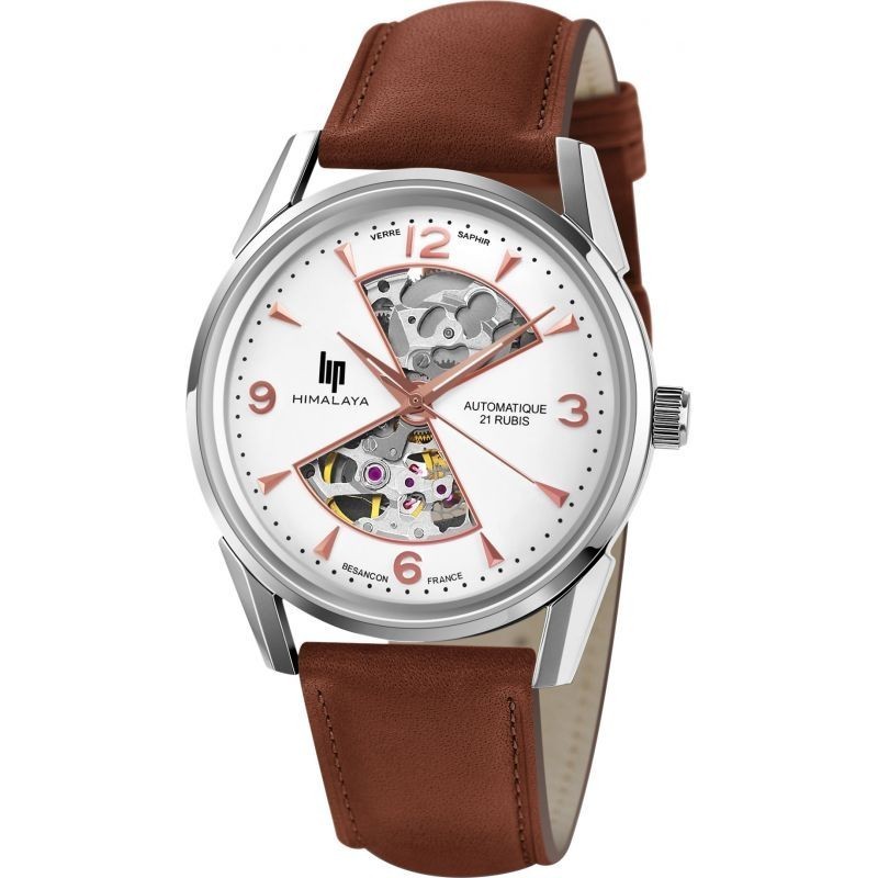 Acquisition montre Lip-himalaya-40-automatique-sablier-montre-unisexe-bracelet-marron-671572