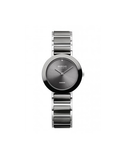 Montre Bering Femme Céramique Gris 11429-Charity16