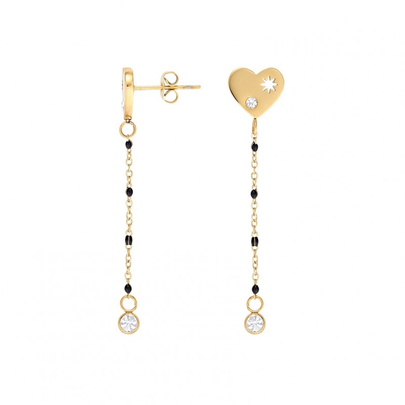 boucles d'oreille Femme Go Girl Mademoiselle Doré - 608083