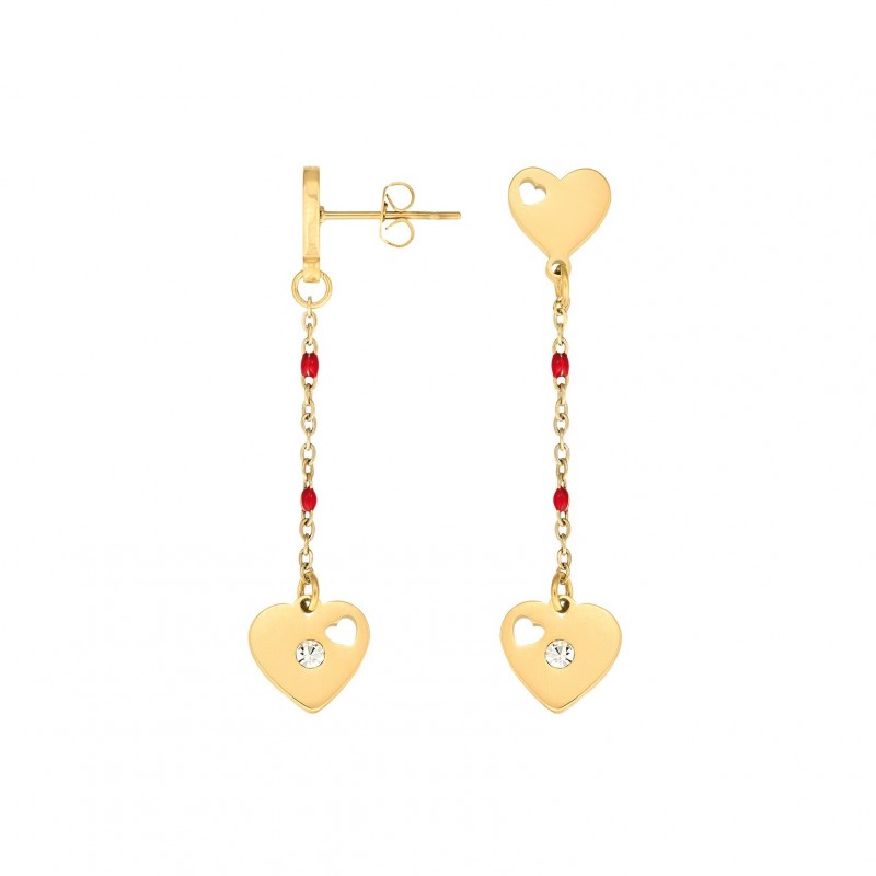 boucles d'oreille Femme Go Girl Mademoiselle Doré - 608087
