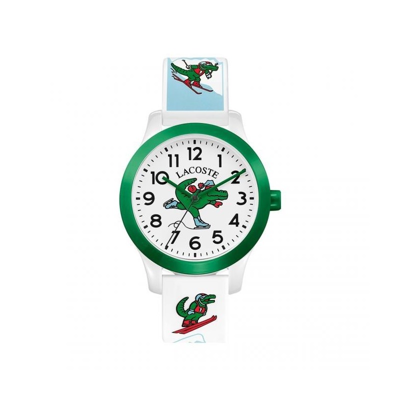 Montre enfant Lacoste.12.12 avec bracelet en silicone noir