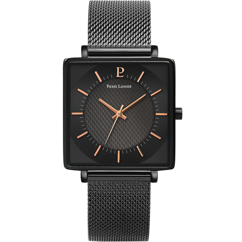 Pierre Lannier Lecaré Homme Acier Milanais Noir 211J438 Pierre Lannier Lecaré Homme Acier Milanais Noir 211J438